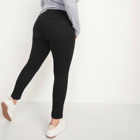 NWT! High-Waisted Wow Super-Skinny Black-Wash Ankle Jeans for Women - 6 LONG - Picture 8 of 9